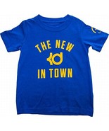 Nike Yellow Boy&#39;s The &#39;&#39; In Town Crewneck Tee T-Shirt Blue 5 - $17.82 CAD