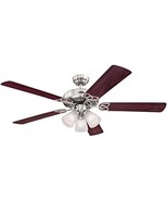 Westinghouse Lighting 7237100 Vintage Indoor Ceiling Fan with Light, 52 ... - $2,249.64 MXN