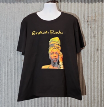 Erykah Badu Singer Black T-Shirt Cotton Unisex Tee - Size 3XL - £11.37 GBP