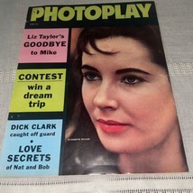 Vtg Photoplay Magazine June 1958 Liz Taylor Natalie Wood Doris Day Johnny Mathis - £15.44 GBP