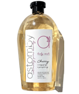 Astomby Naturally Pure Beauty Body Wash Cherry Energizing Pampering 33.8oz - £15.79 GBP