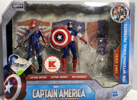 Captain America International Patriots 2 pack  Open Box One Missing 2 Captains  - £15.91 GBP