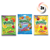 3x Bags Storck Mamba Variety Assorted Mix Fruit Chews 3.52oz ( Mix &amp; Match! ) - $14.18