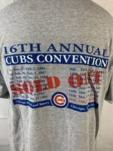 Vintage Chicago Cubs T Shirt Convention Promo Tee MLB Baseball Logo Team Mens XL - £15.25 GBP