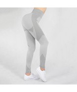 Sports tights hip lifting stripe high elastic seamless Yoga Pants womens... - £25.98 GBP