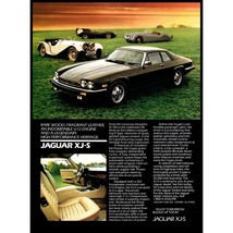 1987 Jaguar XJ-S 2 Door Coupe Vintage Print Ad XK D Series in Field Wall Art - $10.97