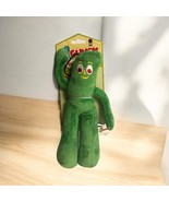 Multipet 9&quot; Hanging Gumby Plush Filled Dog Pet Toy Green Squeaks Squeaky - $133.33 MXN