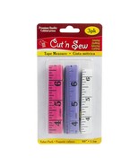 Cut N Sew 3 Pack Tailors Tape Measures - £3.89 GBP