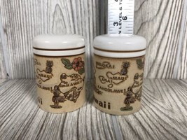 Hawaii Ceramic Salt And Pepper Shakers - $11.88