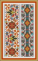 Cross Stitch Pattern Sampler Vintage Borders Repeating Motif Borders PDF... - £3.98 GBP