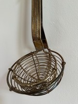 French vintage draining ladle, double wire, drainer, retro kitchen utens... - $41.16