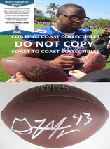 Gerald McCoy Tampa Bay Buccaneers Oklahoma signed NFL football proof Bec... - $108.89