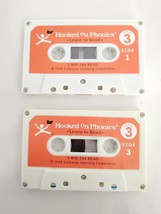 Hooked on Phonics Replacement Cassette Tapes Level 3 Sides 1 2 3 4 Red Lot Of 2 - £9.30 GBP