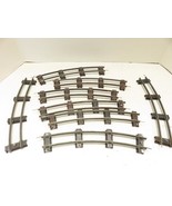 AMERICAN FLYER POST-WAR TRAINS- S GAUGE TRACK- 8 CURVE SECTIONS- EXC- B12RF - $178.11 MXN