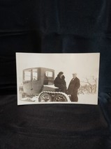 Rare 1920s FORD MODEL A T  RPPC Photo Postcard AUTO SNOWMOBILE SKIS TRAC... - £58.37 GBP