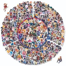 Anime Mixed Stickers, Vinyl Waterproof Manga Stickers For Laptop Water B... - $5.93+