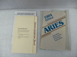 ARIES     1984 Owners Manual 16576 - £10.11 GBP