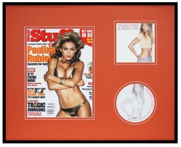 Paulina Rubio 16x20 Framed 2002 Stuff Magazine &amp; Border Girl CD Set - £63.30 GBP