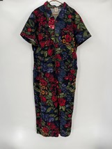 Lucy &amp; Yak Ragan Jumpsuit Sz US 18 Maria Floral Print Short Sleeve Cropped - £57.79 GBP