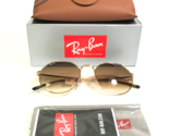 Ray-Ban Sunglasses RB3565 JACK 001/51 Polished Gold Hexagon Wire Rim 55-... - $116.66