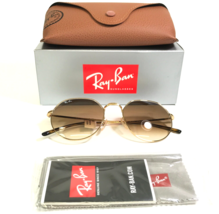 Ray-Ban Sunglasses RB3565 JACK 001/51 Polished Gold Hexagon Wire Rim 55-... - £93.03 GBP