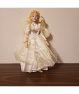 VTG Don Bluth Thumbelina Wedding Dress Yellow Fairy Wings doll 11&quot; Dakin... - $175.00