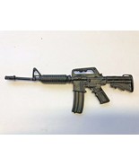 Gi Joe style military adventure M16 machine gun 12&quot; 1/6th scale accessory - $8.90