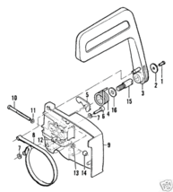 McCulloch 102500 216634 Pan Head Brake Handle Screw - £7.98 GBP