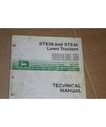 JD John Deere STX38,STX46 Lawn Tractor Technical Manual - $71.23