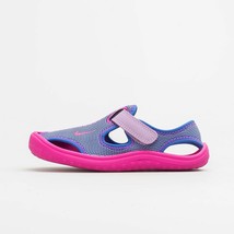 Nike 903633-500 Sunray Protect Kids Sandals Hydrabgeas/Fire Pink ( 1 ) - $89.07