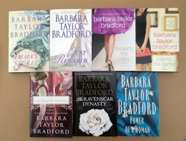 Bundle of 7 Barbara Taylor Bradford Hardcover Just Rewards Playing the G... - $20.74