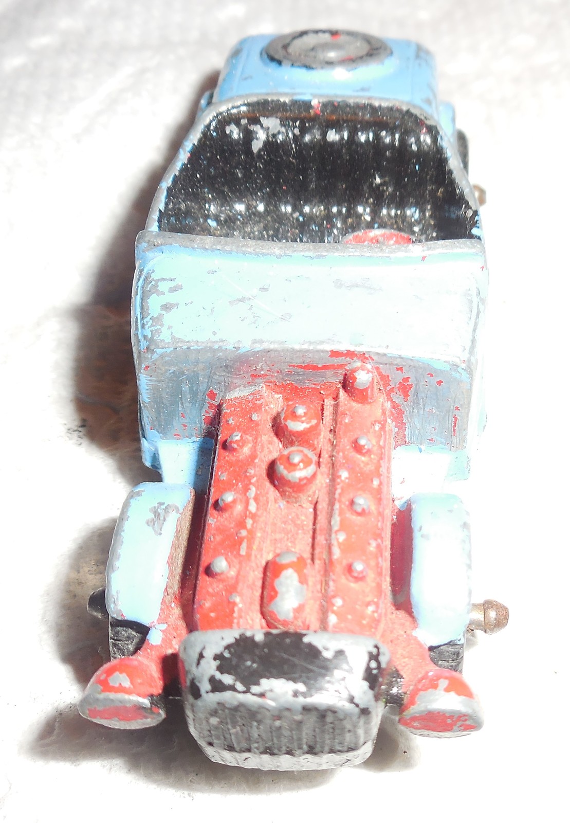 Tootsietoy Made In U.S.A Model 8 Blue,Red & Black Used Jalopy - $7.00