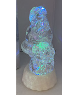 2010 MR. CHRISTMAS ACRYLIC LIGHT SCULPTURE SANTA CLAUS Color Changing LE... - £20.13 GBP