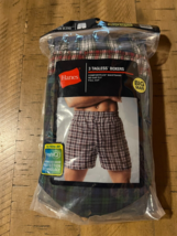 Hanes 3 PK Boxer Men&#39;s TAGLESS Ultimate Comfort Flex Elastic Waist Underwear 3XL - £12.19 GBP