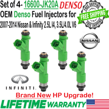 Brand New OEM Denso x4 HP Upgrade Fuel injectors for 2007-2014 Nissan Infinity - £140.61 GBP
