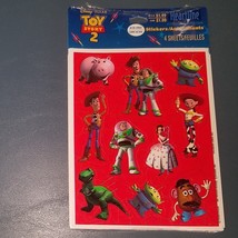 New Nos Disney Toy Story 2 Stickers Buzz Woody Bo Peep Jessie Hamm Vtg Sealed - £8.55 GBP