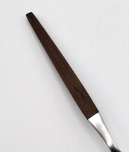 Ekco Eterna EKS38 Solid Serving Spoon Brown Handle Stainless Canoe Muffin 8 1/4&quot; - £6.76 GBP