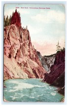 Vintage Red Rock Gorge Yellowstone National Park MT Postcard - $7.00