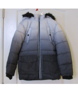 Member s Mark Hooded Puffer Jacket Black Gray Ombre  Boys  Sz 4T NWT - $21.29