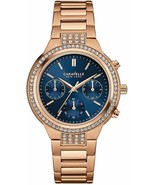 Caravelle New York 36mm Women&#39;s 44L181 Analog Display Quartz Rose Gold W... - $120.96 CAD