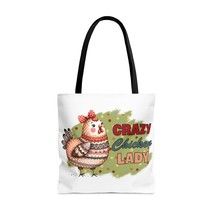 Tote Bag, Chickens, Crazy Chicken Lady, Personalised/Non-Personalised Tote bag,  - £22.38 GBP+