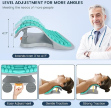 Adjustable Neck Stretcher W/Gel Pack Shoulder Posture Corrector Neck Pain Relief image 10