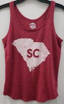 Home Free Women Graphic Tank Size 3XL (24W/26W) Color Red - $10.88