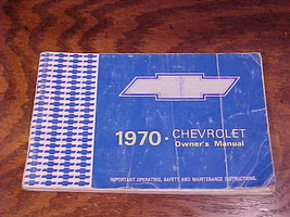 1970 Chevrolet Owner's Manual - $9.95