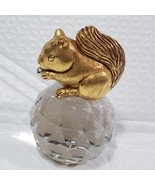 Rare Swarovski Trimlite Squirrel Paperweight #72110 - $280.14
