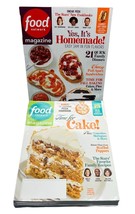 Food Network Magazine Lot of 6 Magazines January 2021 September 2021 Recipes - £11.35 GBP
