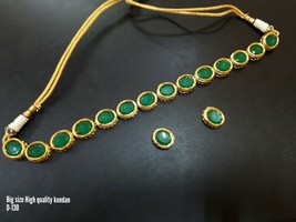 Kundan jewelry Necklace earrings (choker) bridal set online Poojavi19 New Sell - £28.86 GBP