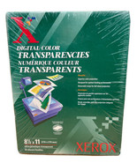 XEROX DIGITAL COLOR TRANSPARENCIES, 8.5 &quot;X 11&quot;, 50 SHEETS 3R5765. - €17,20 EUR