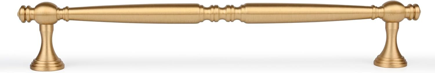 Urnew-Cabinet Handles Kitchen Brushed Brass Modern Drawer, Furniture Bat... - $35.11
