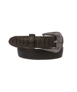 Kids Dark Brown Western Belt Cowboy Wear Snake Pattern Leather Removable... - $367.86 MXN